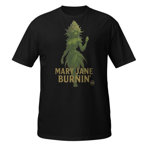 mary jane burning short sleeve unisex t shirt