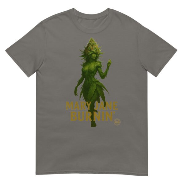 mary jane burning short sleeve unisex t shirt