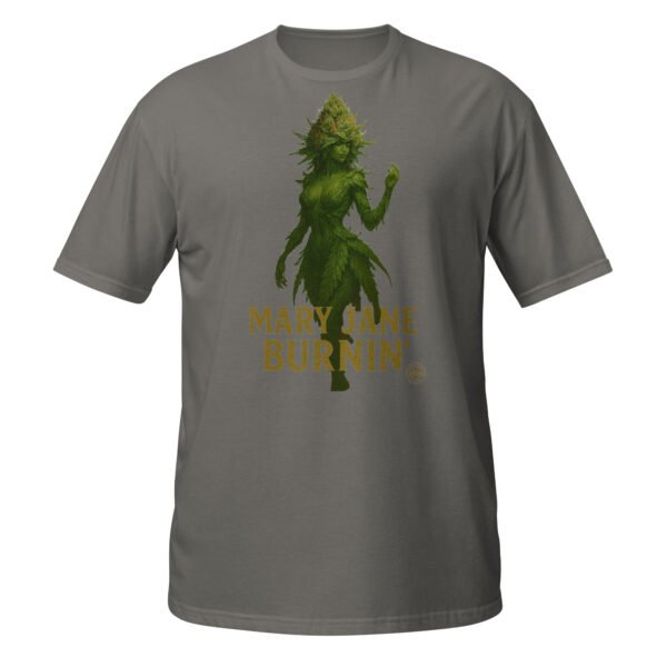 mary jane burning short sleeve unisex t shirt