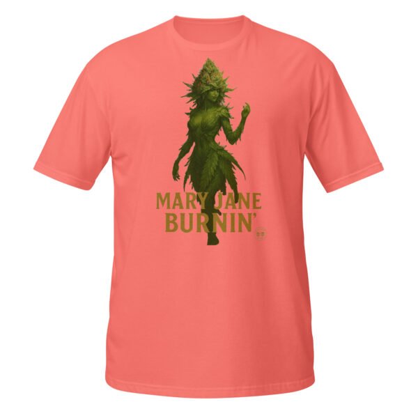 mary jane burning short sleeve unisex t shirt