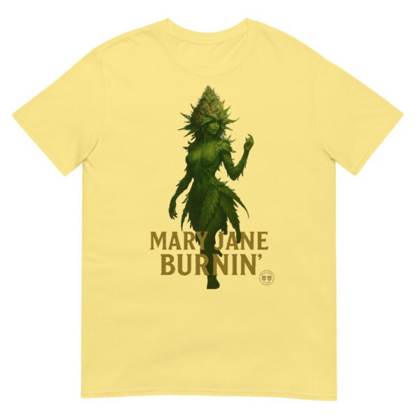 mary jane burning short sleeve unisex t shirt