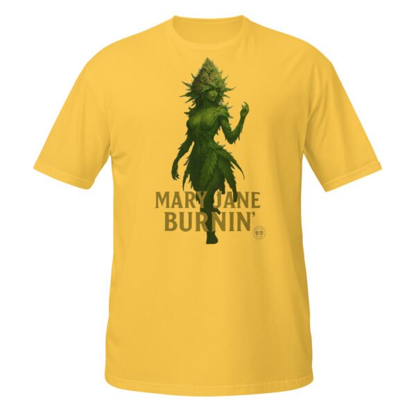 mary jane burning short sleeve unisex t shirt