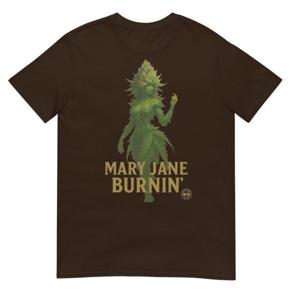 mary jane burning short sleeve unisex t shirt
