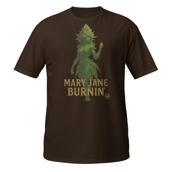 mary jane burning short sleeve unisex t shirt