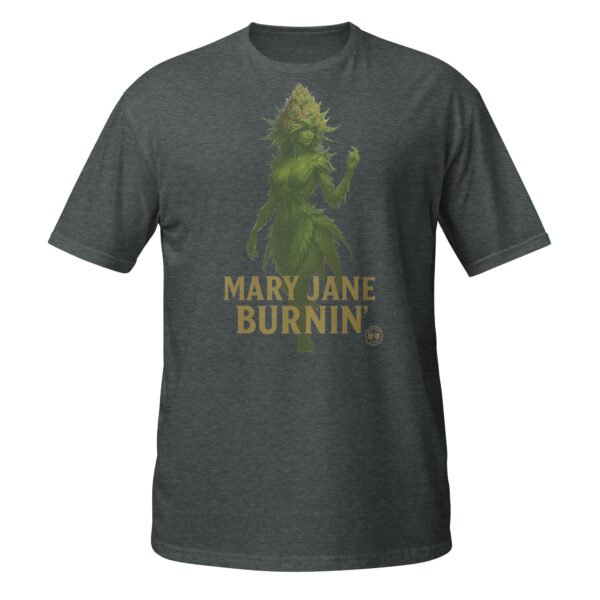 mary jane burning short sleeve unisex t shirt
