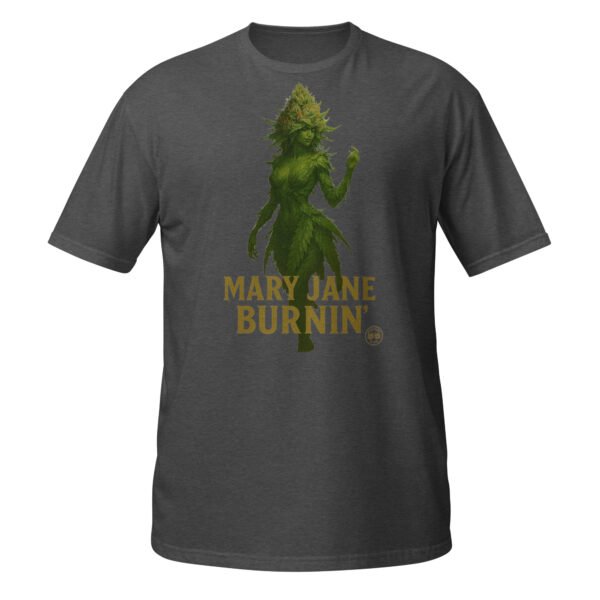 mary jane burning short sleeve unisex t shirt