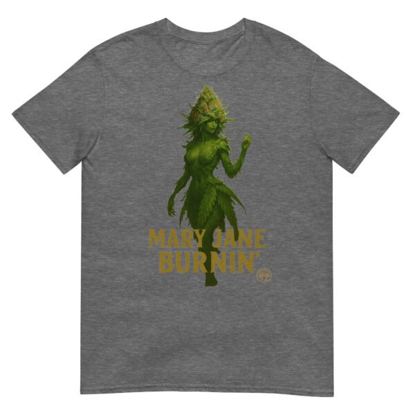 mary jane burning short sleeve unisex t shirt