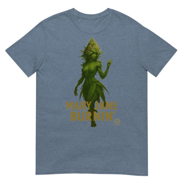 mary jane burning short sleeve unisex t shirt