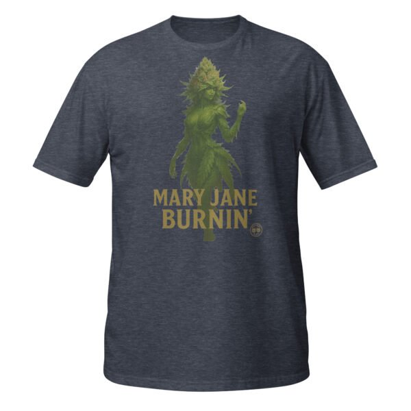 mary jane burning short sleeve unisex t shirt