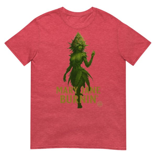 mary jane burning short sleeve unisex t shirt
