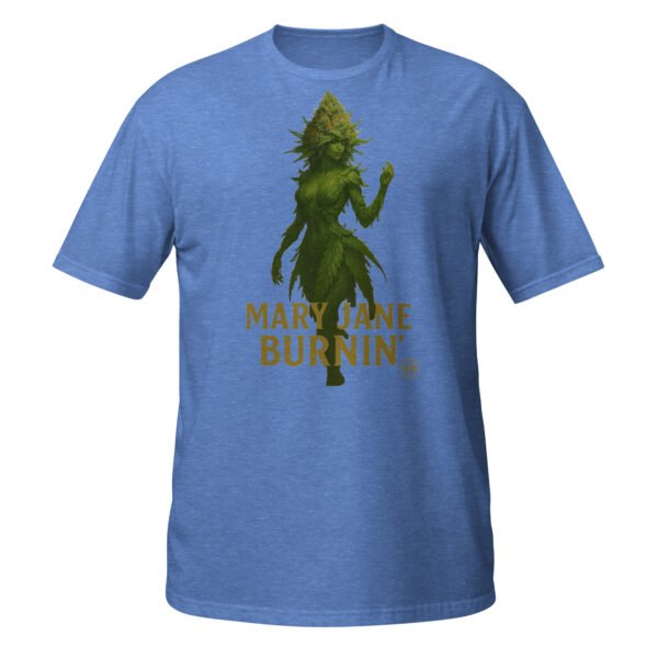 mary jane burning short sleeve unisex t shirt