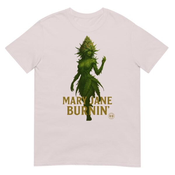 mary jane burning short sleeve unisex t shirt