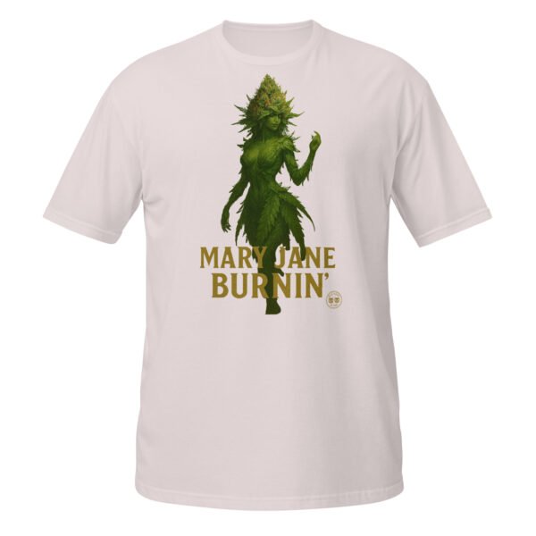 mary jane burning short sleeve unisex t shirt