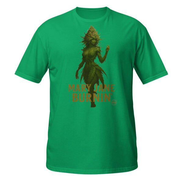 mary jane burning short sleeve unisex t shirt