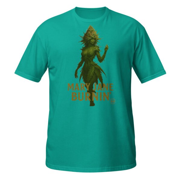 mary jane burning short sleeve unisex t shirt