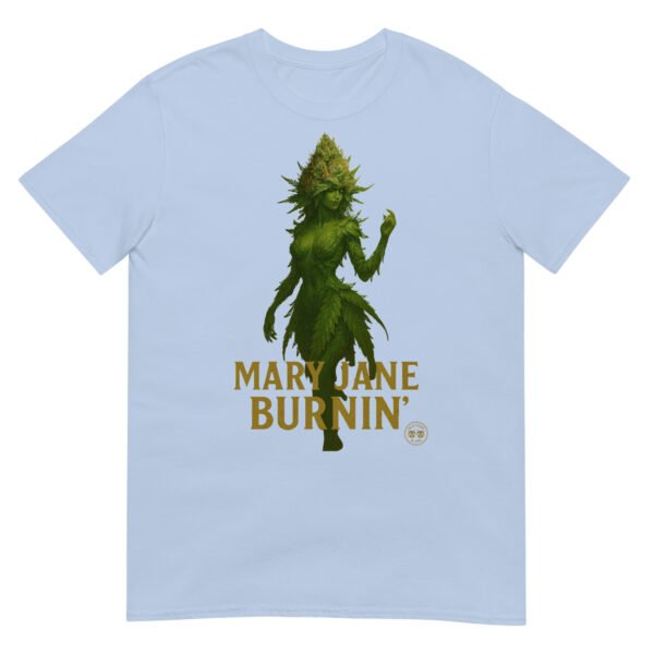 mary jane burning short sleeve unisex t shirt