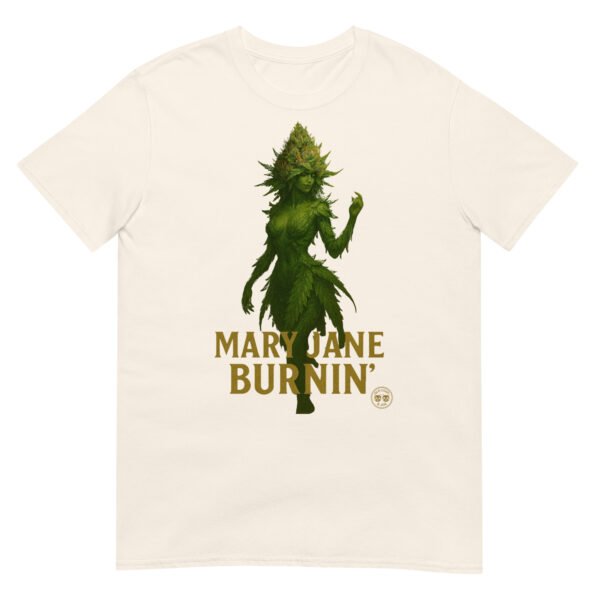 mary jane burning short sleeve unisex t shirt