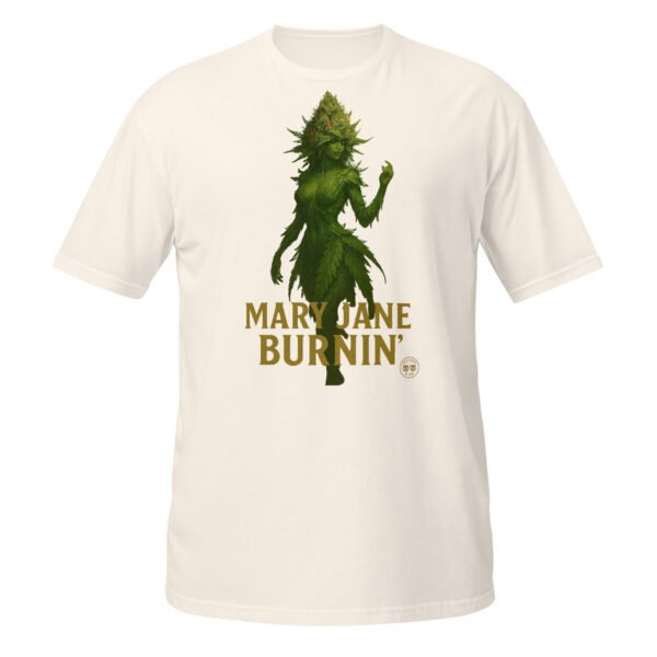 mary jane burning short sleeve unisex t shirt