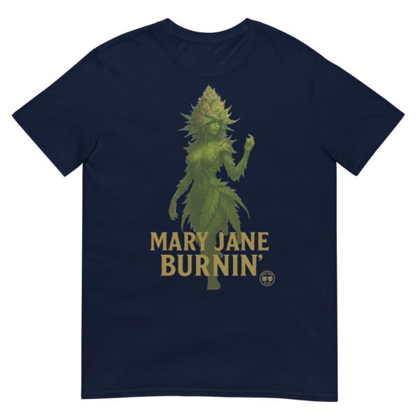 mary jane burning short sleeve unisex t shirt