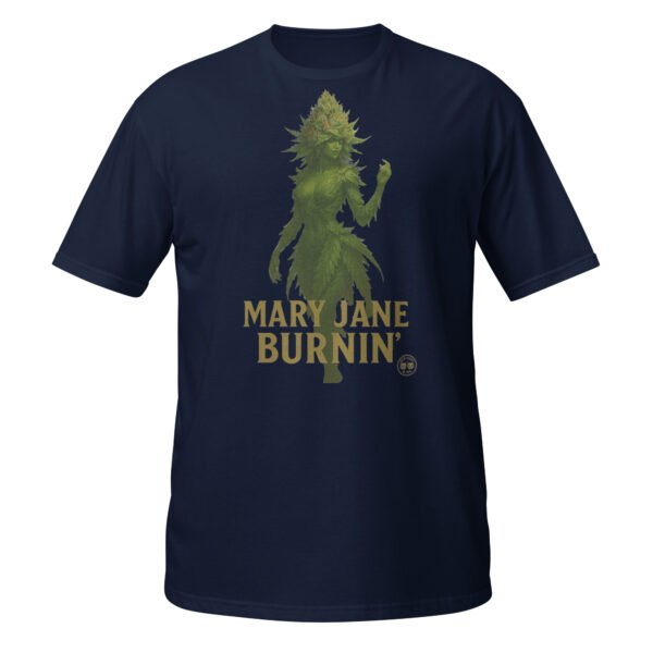 mary jane burning short sleeve unisex t shirt