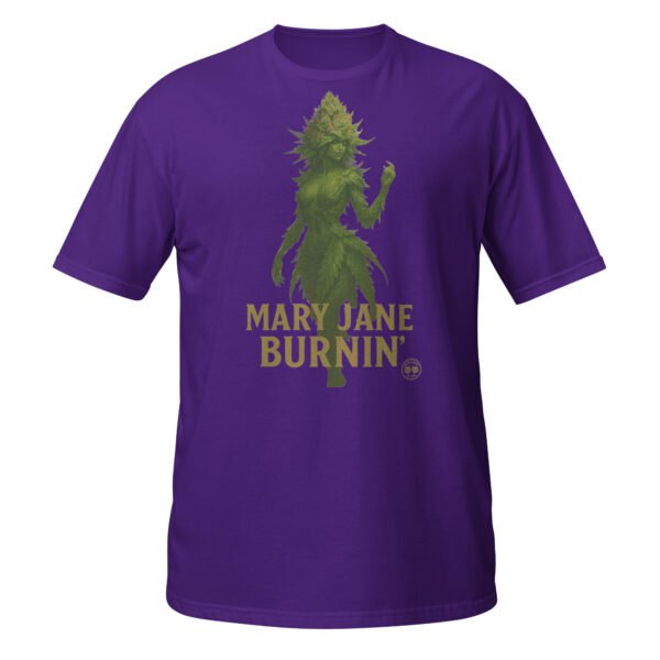 mary jane burning short sleeve unisex t shirt