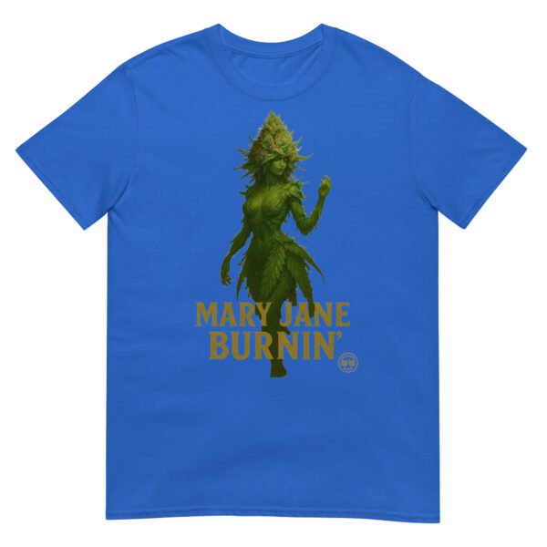 mary jane burning short sleeve unisex t shirt