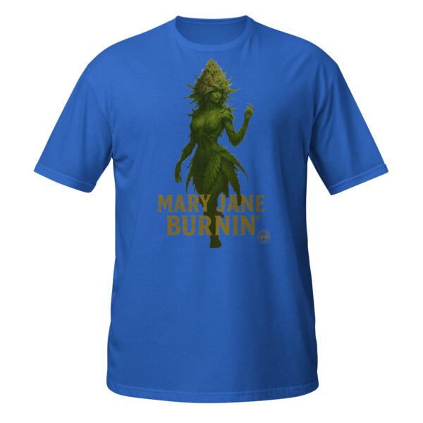 mary jane burning short sleeve unisex t shirt