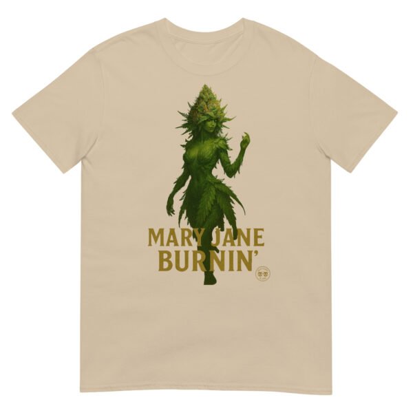 mary jane burning short sleeve unisex t shirt