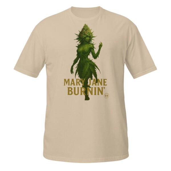 mary jane burning short sleeve unisex t shirt