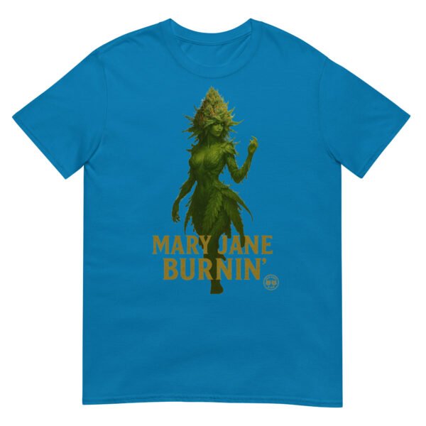mary jane burning short sleeve unisex t shirt