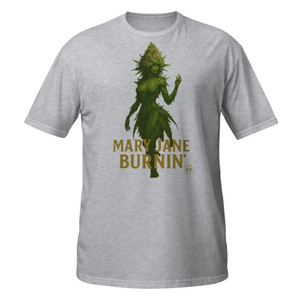 mary jane burning short sleeve unisex t shirt