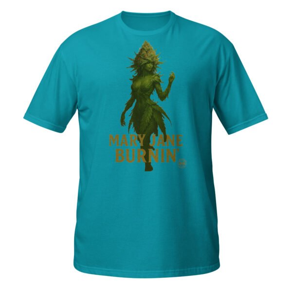 mary jane burning short sleeve unisex t shirt