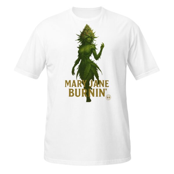 mary jane burning short sleeve unisex t shirt
