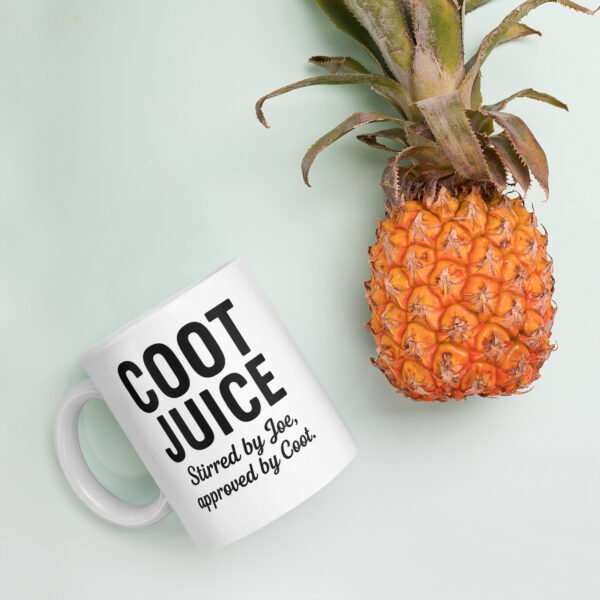 white glossy mug