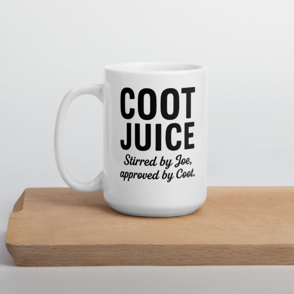 white glossy mug