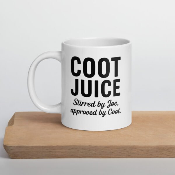 white glossy mug